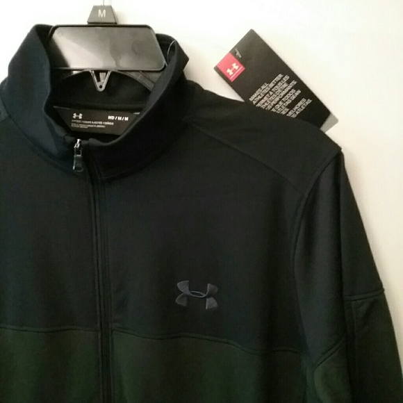 Under Armour Other - UNDER ARMOUR Mens Blue Green Fitted Sweater